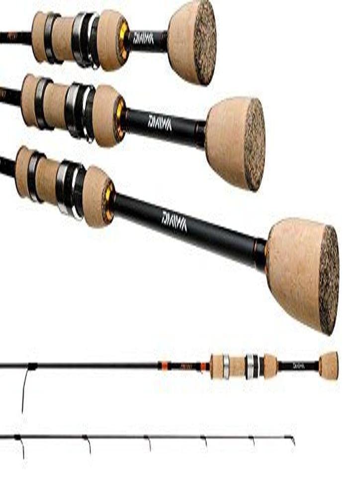 Daiwa Presso UL spinning rod in black, ideal for ultralight lure casting and enhanced sensitivity.