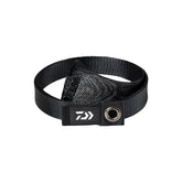 Daiwa rod cover mesh long 30-A black, front view, protects rods and prevents tangles