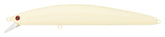 Daiwa Salt Pro Minnow Bone Floating Lure - bone color with realistic scale pattern and 3-D eyes