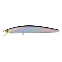Daiwa Salt Pro Minnow Laser Shiner lure shows depth capability for longer, precise casts.