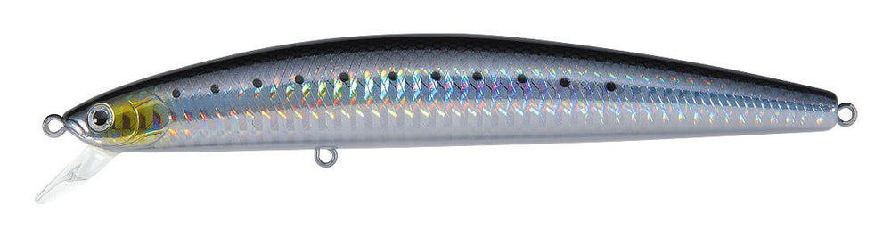 Daiwa Salt Pro Minnow Sardine lure delivering long casts and lifelike swimming action.