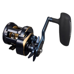 Daiwa Saltiga 300HL spool close-up for precise jig control.
