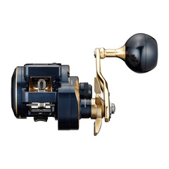 Daiwa Saltiga IC 300L left-hand model with 75-85 mm single handle.