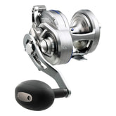 Daiwa Saltiga SASD50HA reel front angle highlighting rugged saltwater build for long casts.