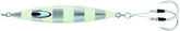 Daiwa Saltiga SK Jig Zebra Glow 9oz with 9/0 hooks – front view