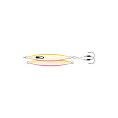 Daiwa Saltiga SK50G03 Glow Pink jig ready for offshore tuna and grouper targeting