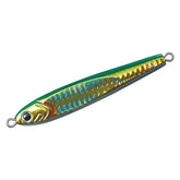 DAIWA Saltiga TG Bait 6.3 oz front view highlights PH Green Gold lure for versatile saltwater jigging.