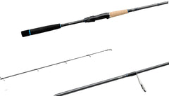 Daiwa Saltist light action surf rod ready for inshore fishing with braided line.