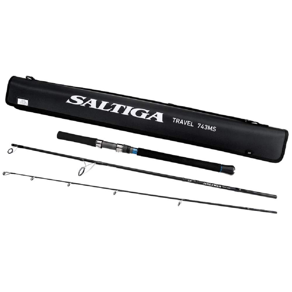 Daiwa SATR592MHB Saltiga travel rod ready for saltwater journeys with compact 2-piece design