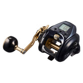 Daiwa Seaborg G400JL electric reel mounted on rod for serious jigging