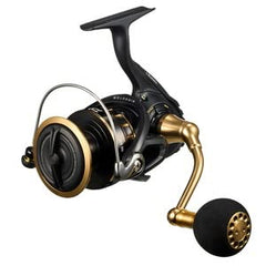 Daiwa 23BG SW 6000D-P side-angle shows rugged full-metal body for saltwater jigging.