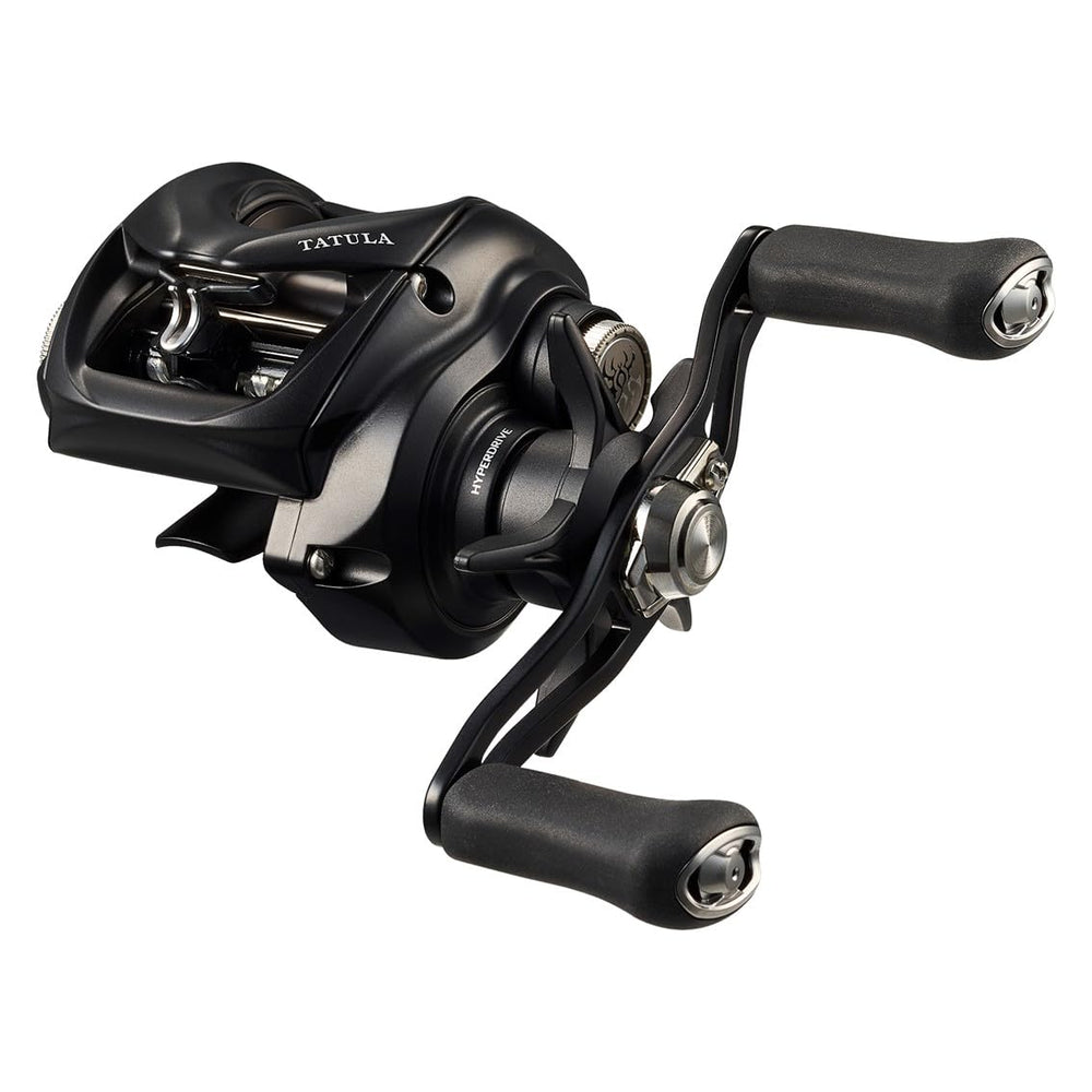 Daiwa Tatula TW 100XHL reel side view showing rugged construction for saltwater use and durability