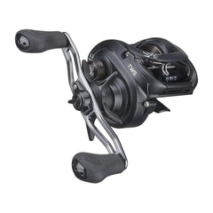 DAIWA Tatula TW150 casting reel front view, compact profile for powerful, precise casts.