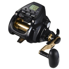 Daiwa TCS500J Tanacom reel front view, compact power for stand-up and bottom fishing