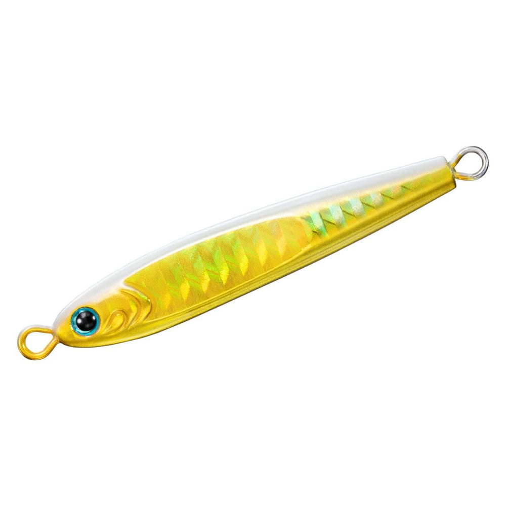 Daiwa Tungsten Jigs TG Bait 150 PH Pearl Back Gold front view shows compact high-density depth control