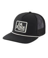 Dakine All Sports Trucker Black front view showing breathable mesh and curved brim.