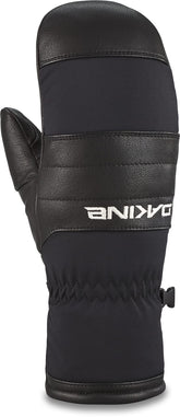 Dakine Baron GORE-TEX Mitt palm detail showing durable leather grip for on-mountain control.