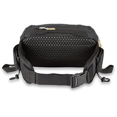 Dakine Hot Laps 2L Black side view with deployable bottle pockets for hydration on the move.