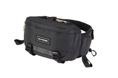 Dakine Hot Laps Hip Pack 2L front view with breathable back panel for all-day comfort.