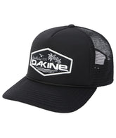 Dakine Patch Trucker Black Onyx front view with breathable mesh and structured crown