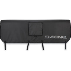 Dakine Pickup Pad DLX black small with bikes secured on a tailgate for safe transport.