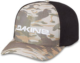 Dakine Sideline Trucker in vintage camo with Flexfit 110 for all-day comfort and adjustable fit.