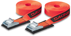Dakine Tie Down Straps 12ft securing surf, ski, and snowboard gear during transport