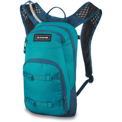 Dakine Women's Session 8L Deep Lake pack front view for quick hydration on the trail