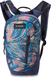 Dakine Shuttle 6L hydration reservoir inside pack with breathable back panel for comfort.