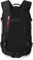 Dakine Youth Heli Pro 18L back panel with padded straps for comfort.