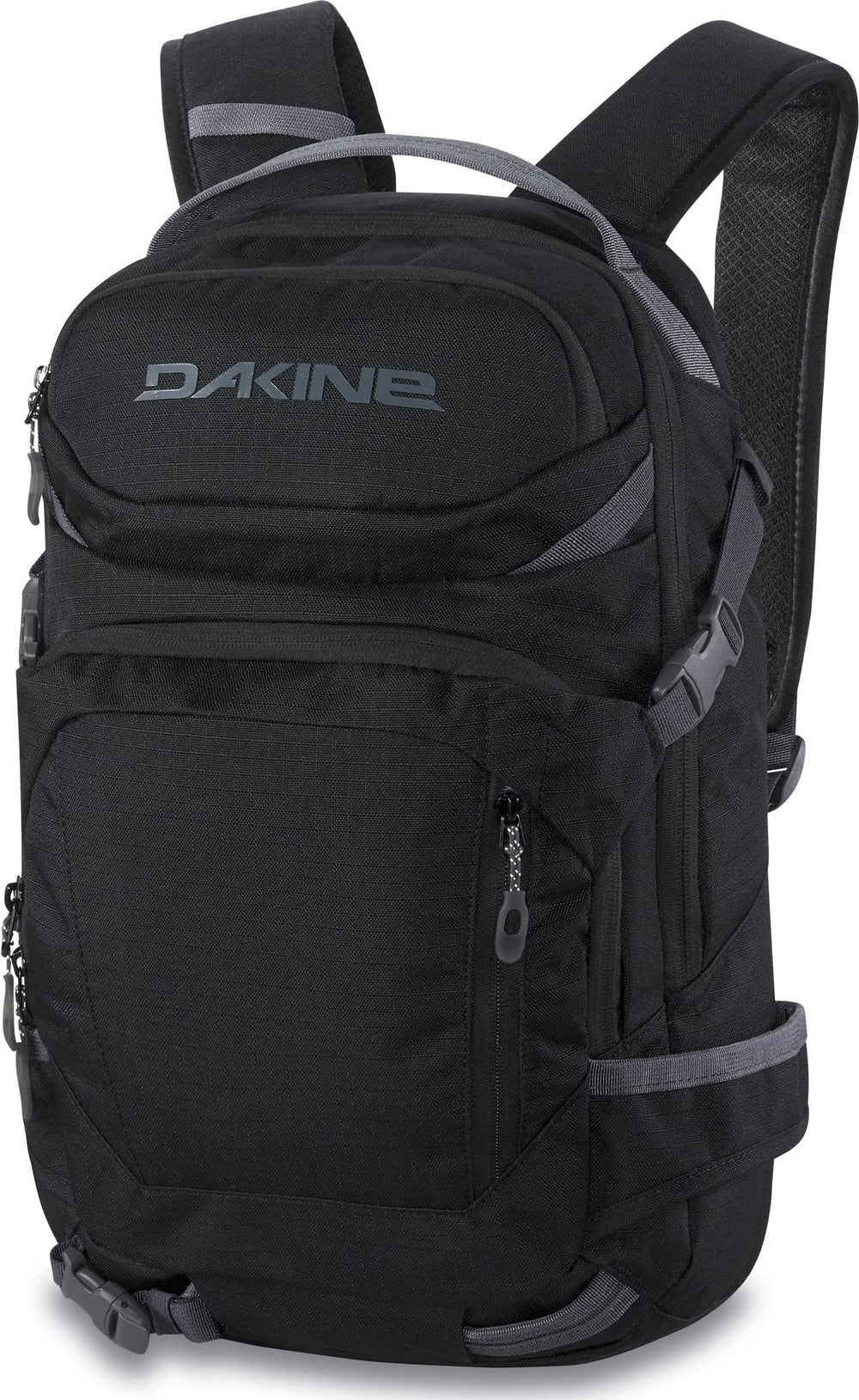 Dakine Youth Heli Pro 18L front view, ideal for kids' backcountry hikes and gear transport