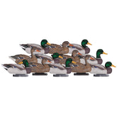 DAKOTA DECOY flocked drake head mallard floaters with 48-inch rig for a realistic waterfowl spread