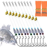 DAMIDEL 10Pcs Texas Rig Ready Kit – 10g bullet sinker