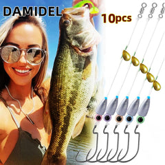 Golden rotating spinner blades included in kit