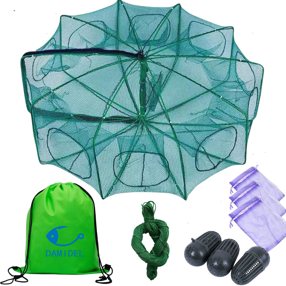 DAMIDEL trap front view folded