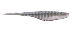 Damiki Armor Shad 2.5-inch ribbed texture improves bite holds.