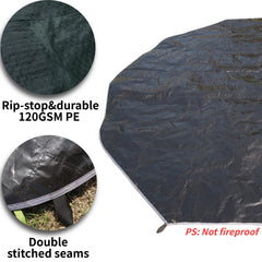 DANCHEL OUTDOOR B5PRO waterproof groundsheet close-up showing rip-stop durability