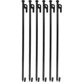 DANCHEL OUTDOOR 16-inch tent stake heavy-duty ground anchor secures in rocky soil.