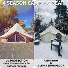 DANCHEL OUTDOOR B5PRO stove jack rain flap supports year-round cooking