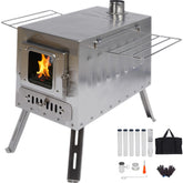DANCHEL OUTDOOR CS6 front view, compact design for winter camping warmth.