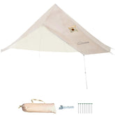 DANCHEL OUTDOOR rain fly for bell tent with stove jack enhances year round camping