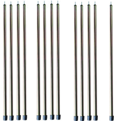 DANCHEL OUTDOOR Short Guy Poles 13pcs pack enables space-saving tent setup in tight campsites