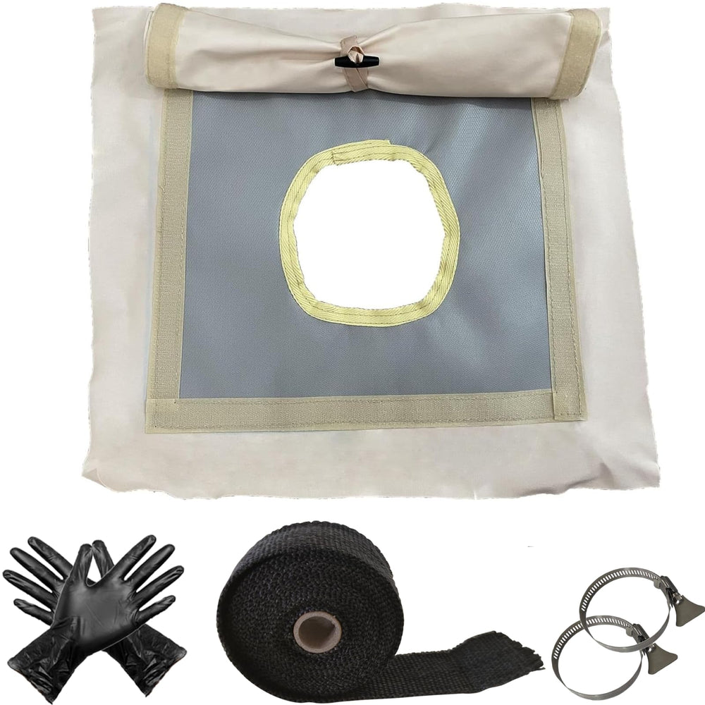 DANCHEL OUTDOOR stove jack flap design protects tent interior from rain and heat