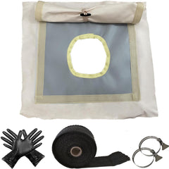 DANCHEL OUTDOOR stove jack rain flap protects your tent during use