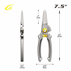 Close-up of side cutters on Danco pliers
