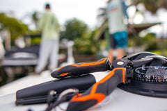 Danco Lunar tungsten carbide cutters for clean cuts through braided and fluorocarbon lines.