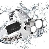 DanForce headlamp front view with zoomable focus for precise outdoor work.