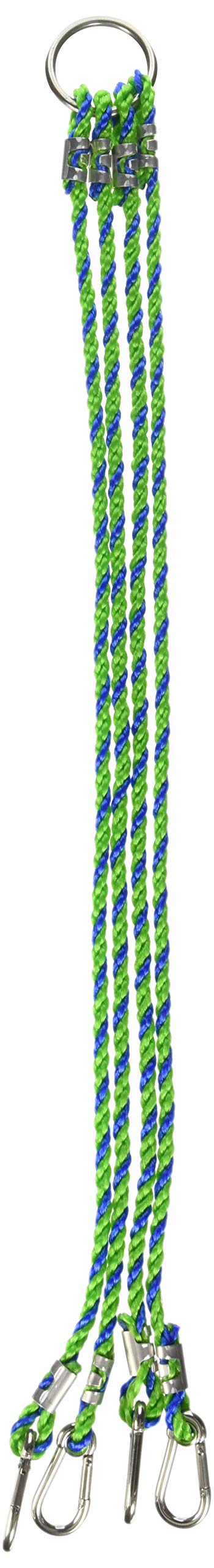 Danielson crab trap harness in stainless steel with four-arm design for secure deployment.