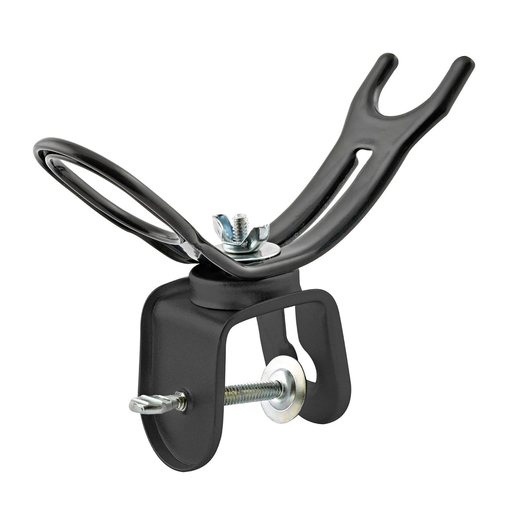 Danielson Rod Holder Clamp On base view showing a secure grip