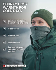 DANISH ENDURANCE Fisherman Beanie recycled polyester fabric highlights eco-friendly material.